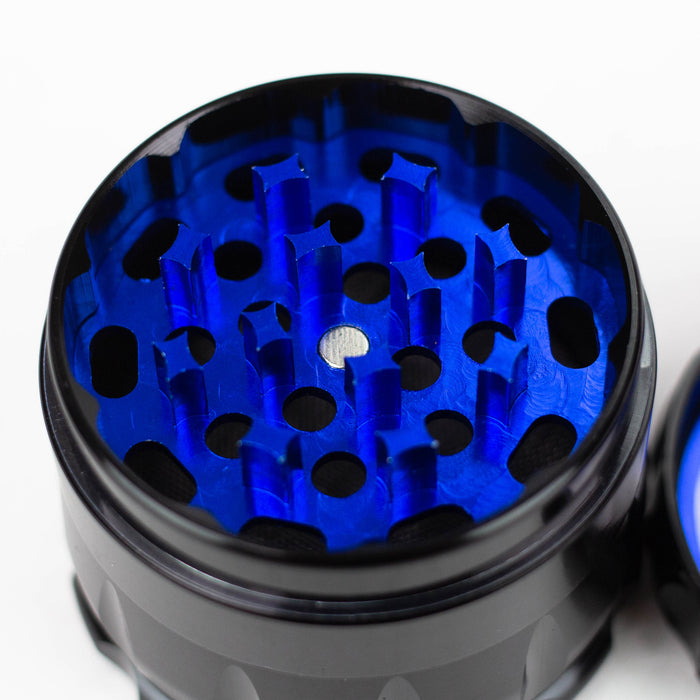 4 Parts Aluminium grinder with acrylic color window box of 6 [G815]