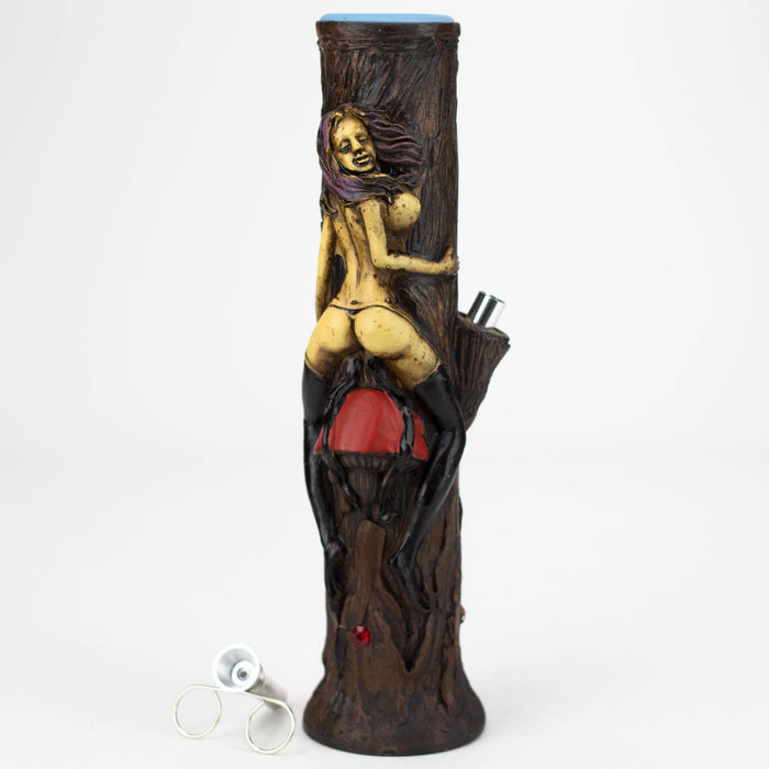 10" Resin Water Bong-Sexy Girl [AH216] Resin · Silicone · Plastic Bong Canadian Distributor