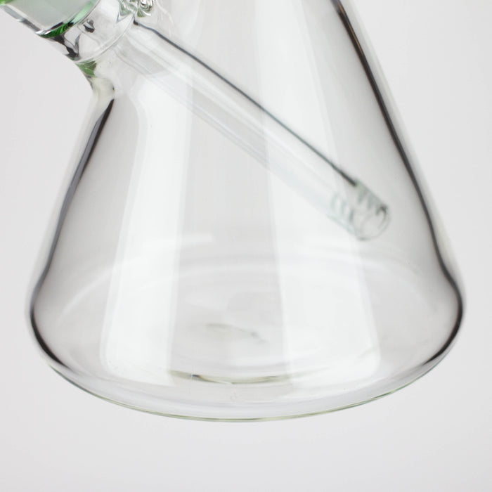 19" Dual 8 arms perc, with splash guard 7mm glass water bong [G11135] Beaker Bong Purple Haze Smoke Inc