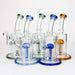 9" Dab Rig with 6 arms perc & Banger [230235] Bongs Purple Haze Smoke Inc