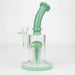8.5" 8arms perc Glass Bubbler [G31012] Glass Bong Purple Haze Smoke Inc Mint Green