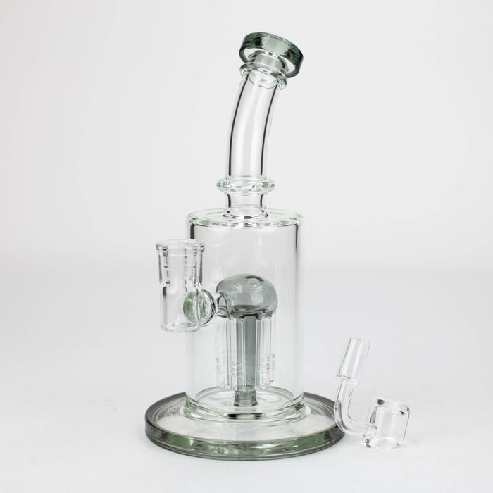 9" Dab Rig with 6 arms perc & Banger [230235] Bongs Purple Haze Smoke Inc