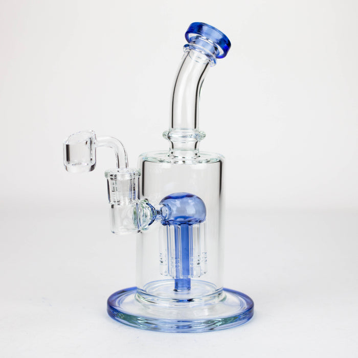 9" Dab Rig with 6 arms perc & Banger [230235] Bongs Purple Haze Smoke Inc Blue