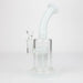 8.5" 8arms perc Glass Bubbler [G31012] Glass Bong Purple Haze Smoke Inc White