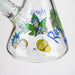 14” RM cartoon 7 mm glass beaker water bong Assorted Designs Beaker Bong Purple Haze Smoke Inc