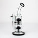 10" Glass Bubbler with dual 8 arms perc [G31014] Other Shaped Bong Purple Haze Smoke Inc Black