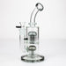 10" Glass Bubbler with dual 8 arms perc [G31014] Other Shaped Bong Purple Haze Smoke Inc Smoke