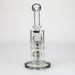 10" Glass Bubbler with dual 8 arms perc [G31014] Other Shaped Bong Purple Haze Smoke Inc