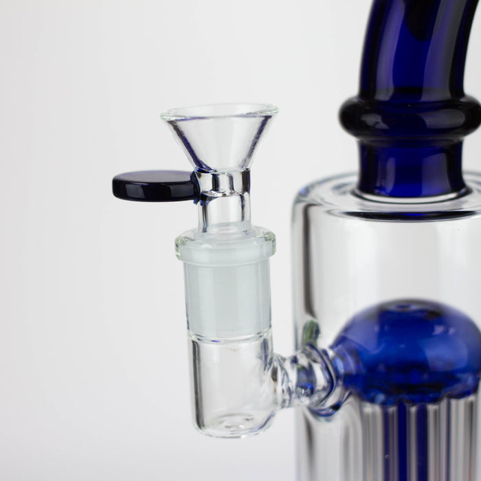 8.5" 8arms perc Glass Bubbler [G31012] Glass Bong Purple Haze Smoke Inc