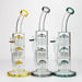 13'' Triple 8arms perc glass bong [G31022] Other Shaped Bong Purple Haze Smoke Inc