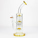 13'' Triple 8arms perc glass bong [G31022] Other Shaped Bong Purple Haze Smoke Inc
