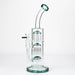 13'' Triple 8arms perc glass bong [G31022] Other Shaped Bong Purple Haze Smoke Inc Teal
