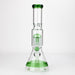 14" Single 8 arms perc, glass water bong [G01037] Beaker Bong Purple Haze Smoke Inc