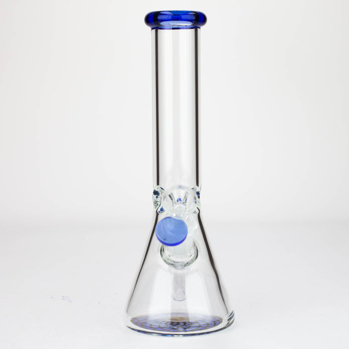 10" Beaker glass water bong [G31034]