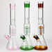 18" Single 8 arms perc, with splash guard 7mm glass water bong [G11122] Beaker Bong Purple Haze Smoke Inc