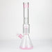 18" Single 8 arms perc, with splash guard 7mm glass water bong [G11122] Beaker Bong Purple Haze Smoke Inc