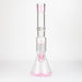 18" Single 8 arms perc, with splash guard 7mm glass water bong [G11122] Beaker Bong Purple Haze Smoke Inc