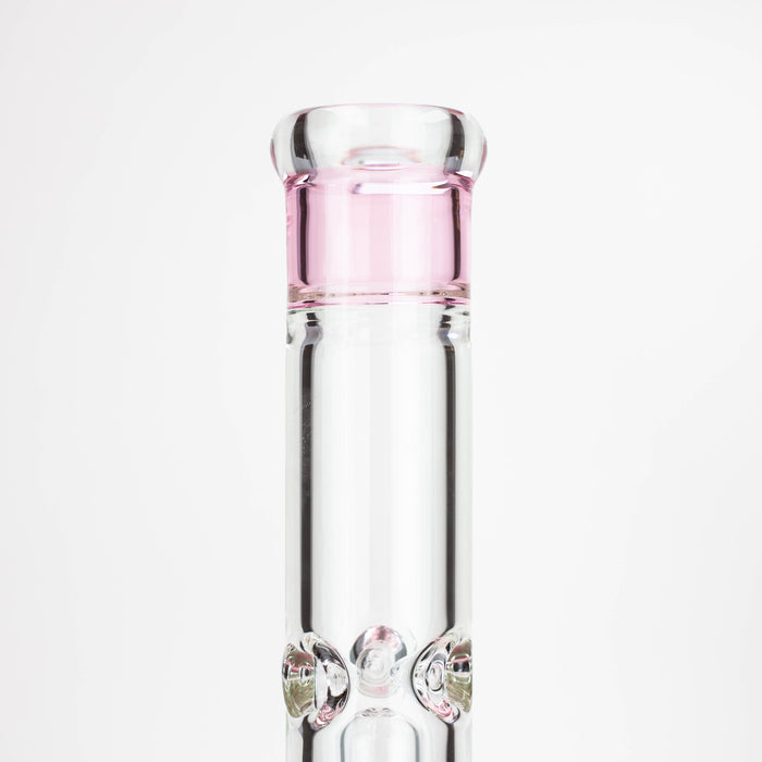 18" Single 8 arms perc, with splash guard 7mm glass water bong [G11122] Beaker Bong Purple Haze Smoke Inc