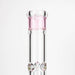 18" Single 8 arms perc, with splash guard 7mm glass water bong [G11122] Beaker Bong Purple Haze Smoke Inc