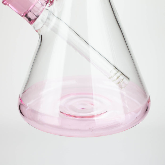 18" Single 8 arms perc, with splash guard 7mm glass water bong [G11122] Beaker Bong Purple Haze Smoke Inc