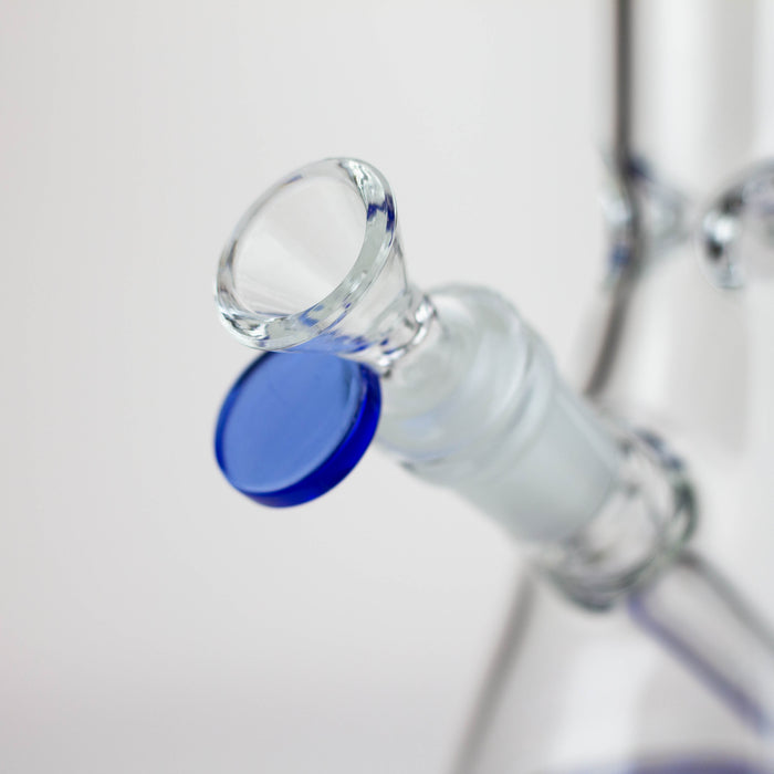 10" Beaker glass water bong [G31034] Beaker Bong Purple Haze Smoke Inc