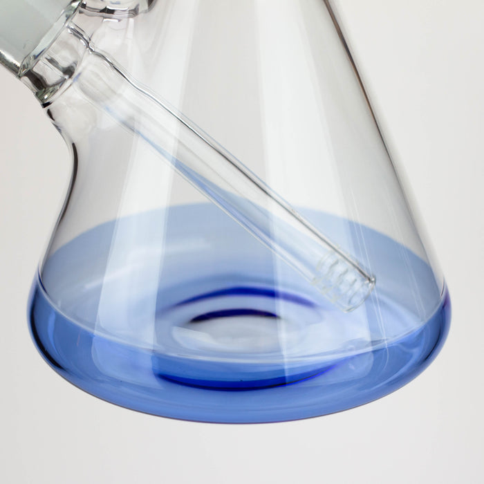 16" Single UFO perc 7mm glass water bong [G11024] Beaker Bong Purple Haze Smoke Inc