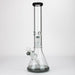 16" Single UFO perc 7mm glass water bong [G11024] Beaker Bong Purple Haze Smoke Inc Smoke