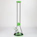 18" Classic 7 mm glass Beaker bong [G23172] Beaker Bong Purple Haze Smoke Inc Milk Green