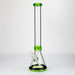 18" Classic 7 mm glass Beaker bong [G23172] Beaker Bong Purple Haze Smoke Inc Neon Green