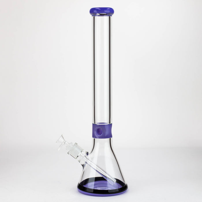 18" Classic 7 mm glass Beaker bong [G23172] Beaker Bong Purple Haze Smoke Inc