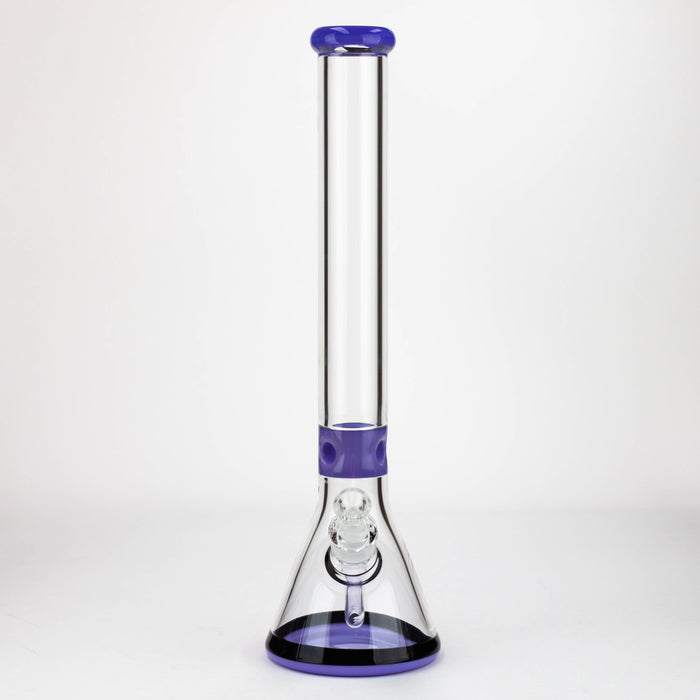 18" Classic 7 mm glass Beaker bong [G23172] Beaker Bong Purple Haze Smoke Inc
