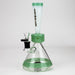 NG-10 inch Thin Waist Bubbler [S369] Glass Bong High-End Brands Glass MINT+WHITE