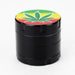 Infyniti 4 parts mini Rasta leaf grinder ( GR1023 ) Regular Grinder ONE Black