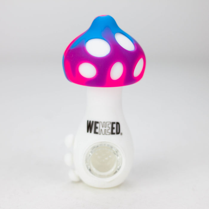 Weneed | 4.5" Mushroom Silicone Hand pipe Assorted