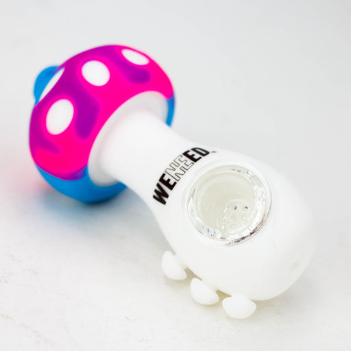 Weneed | 4.5" Mushroom Silicone Hand pipe Assorted Silicone Pipe WENEED®