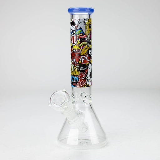 9.8" Cartoon glass water bong [C4114-93] Bongs Canadian Distributor Jade