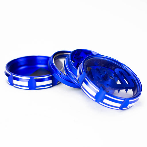 4 Parts 420 Aluminum Grinder-Blue [CNC6404-420] Regular Canadian Distributor