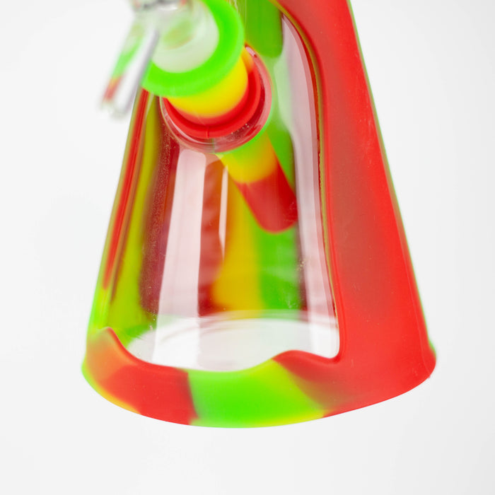 7" RM Cartoon multi colored silicone water bong [H120] Resin · Silicone · Plastic Bong ONE