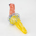 6" Animal Pipe - Dove Glass Pipe JJ Distribution