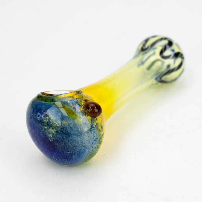 4.5" softglass hand pipe Pack of 2 [10906] Glass Pipe ONE