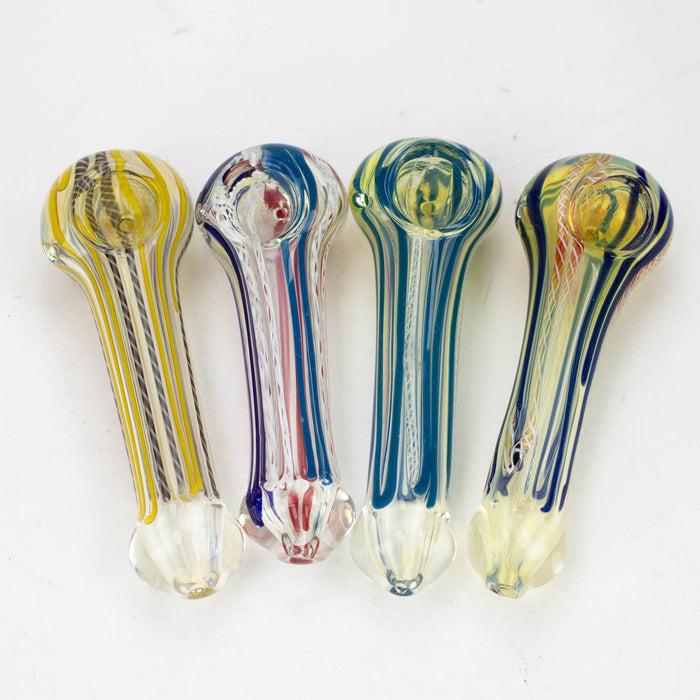5" softglass hand pipe Pack of 2 [10911] Glass Pipe ONE