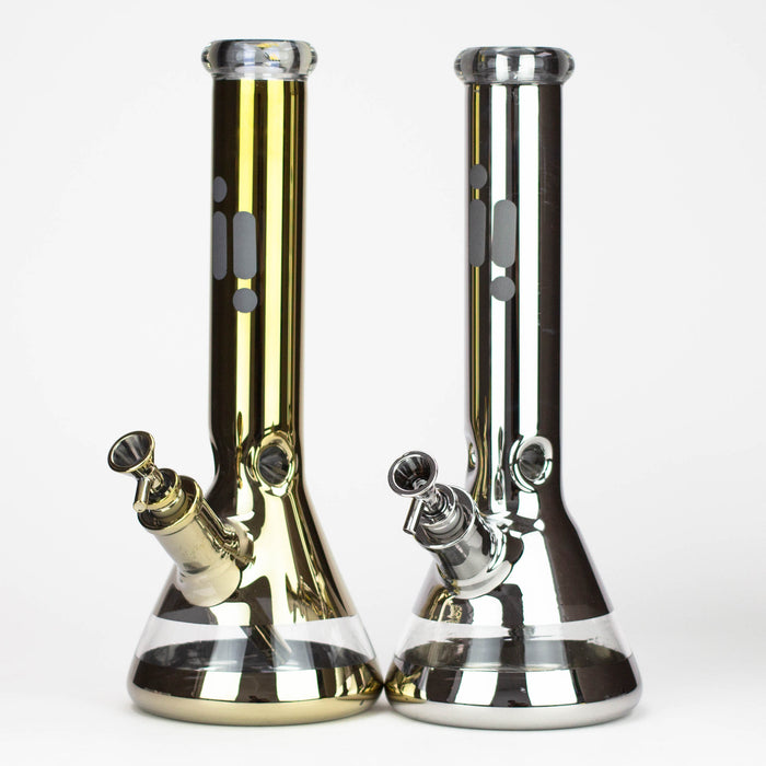 13.5" Infyniti 7 mm metallic classic beaker bong