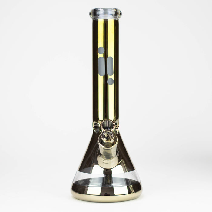 13.5" Infyniti 7 mm metallic beaker bong ( GP2041 ) Glass Bong ONE