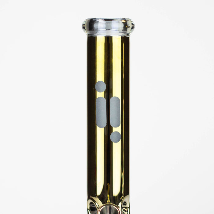 13.5" Infyniti 7 mm metallic beaker bong ( GP2041 ) Glass Bong ONE