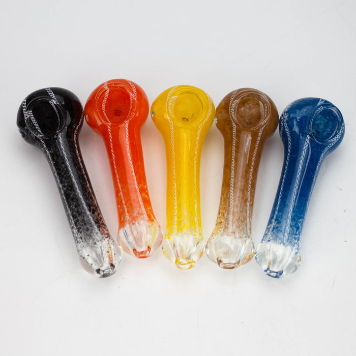 5" softglass hand pipe Pack of 2 [10907] Glass Pipe ONE
