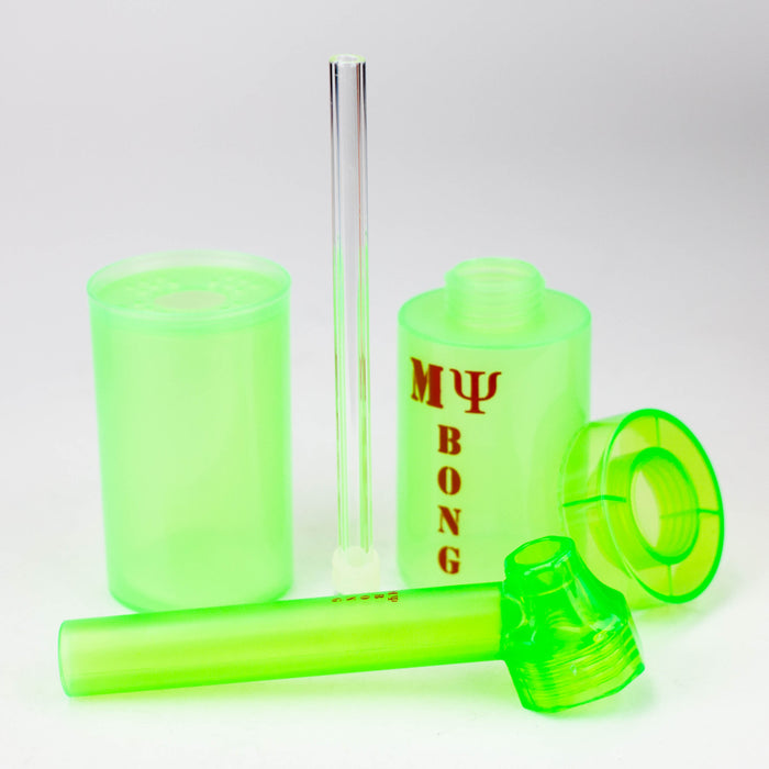 My Bong | 8" acrylic potable water pipe assorted Box of 12 Bongs ONE