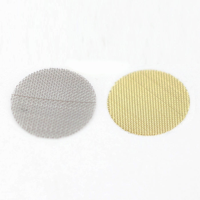 Stainless Steel/Brass Screens – Bag of 500 (5 Screens per Pack) Metal Screen 777 Smoke