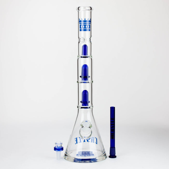 Castle Glassworks | Double Shower Glass Bong Castle Glassworks