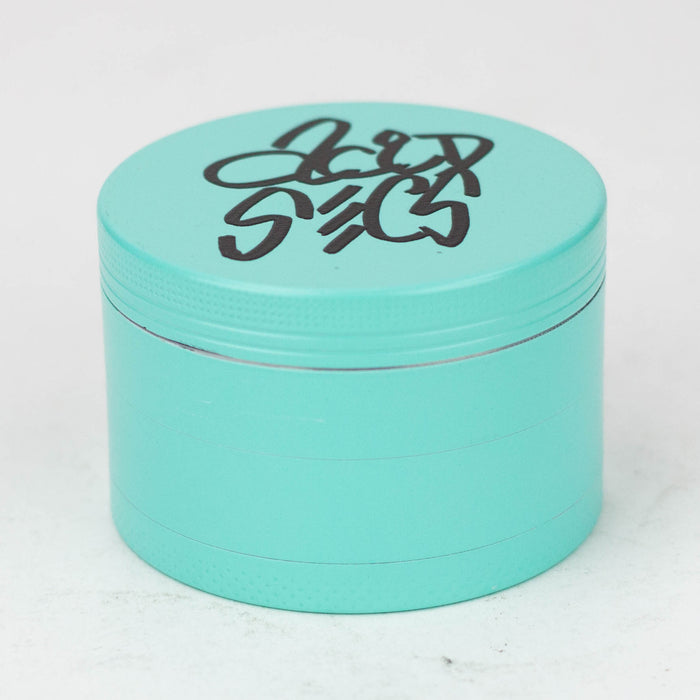 Acid Secs 63mm 4 parts Glow-in-the-Dark metal herb grinder Regular Grinder Acid Secs Productions Inc. Green