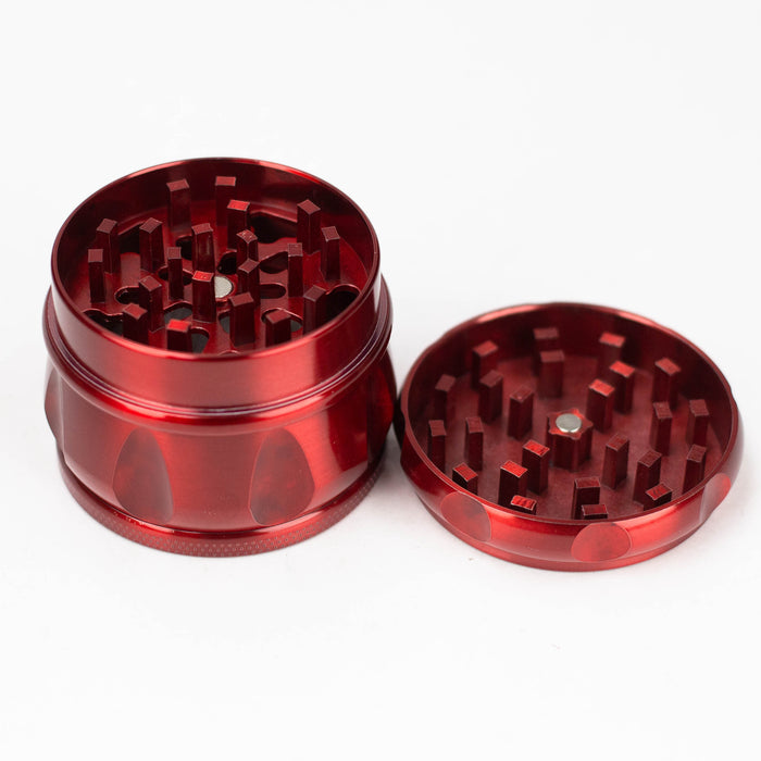 Z2.2" Drum Shape Canada Metal Grinder 4 Layers Box of 6 [GZ6271] Display Pack 777 Smoke
